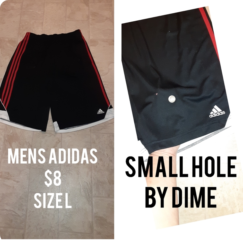Mens Adidas shorts size L